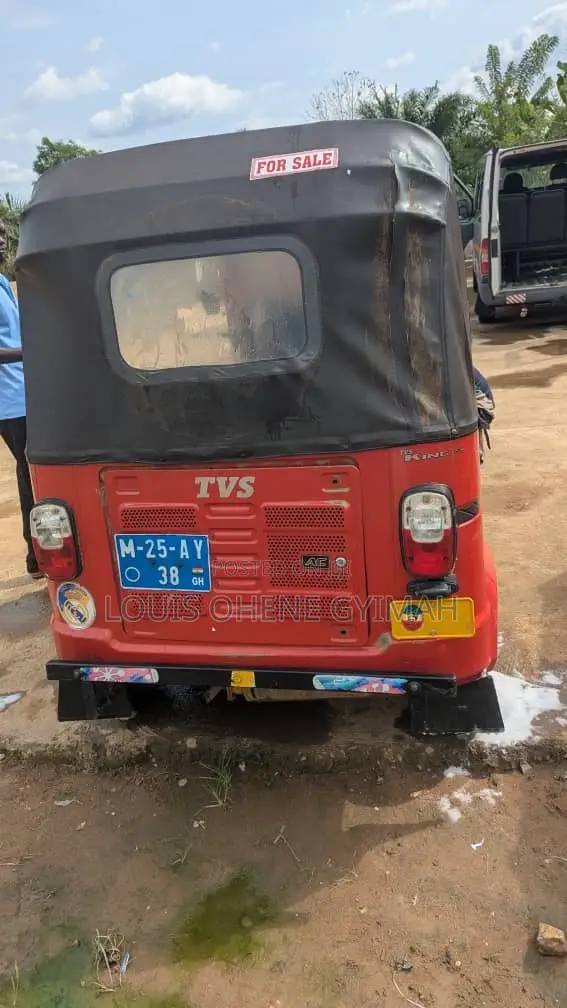 TVS King Deluxe Plus iTouch Start 2025 Red