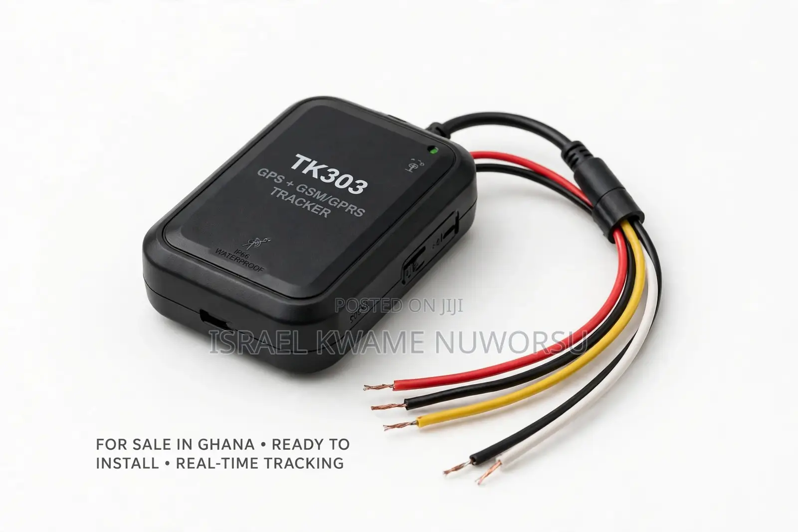GPS Car Tracker + Engine Stop | Installation in Accra - Pay After Work