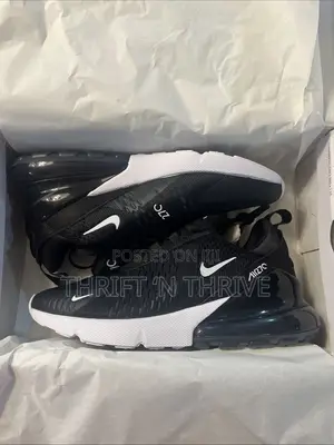 Black and White Nike Air Max 270 Sneakers