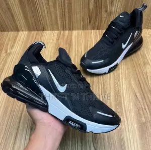 Black and White Nike Air Max 270 Sneakers