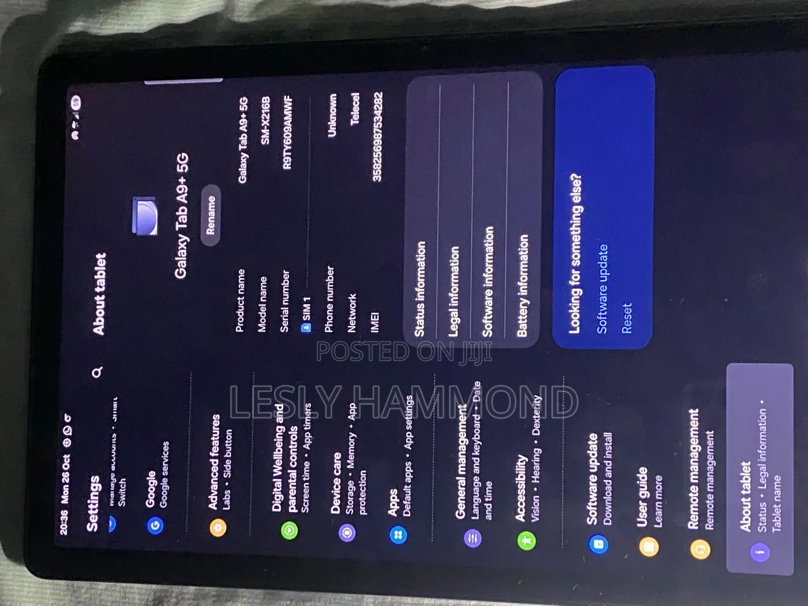 Samsung Galaxy Tab A9+ 128 GB Blue