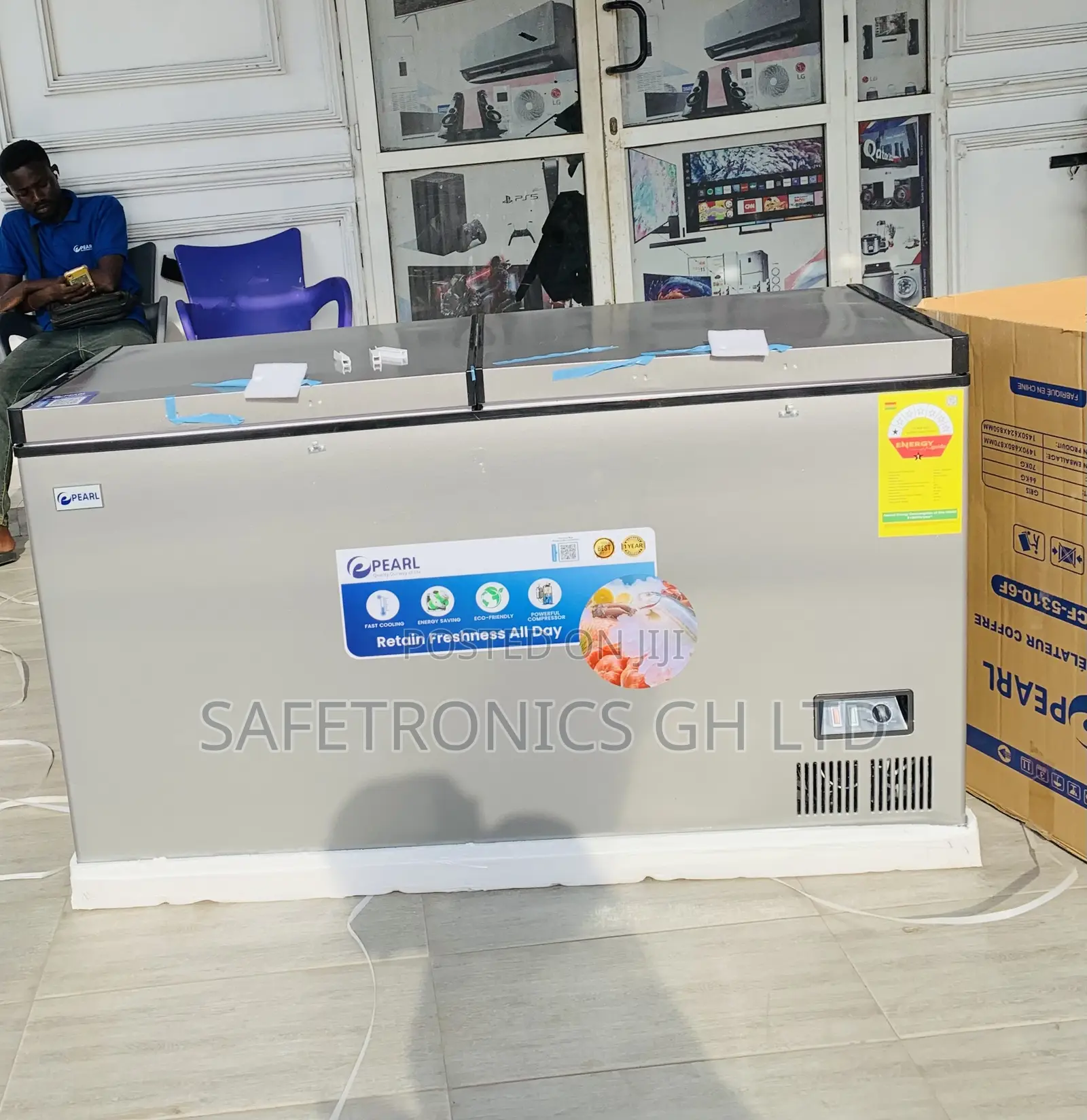 Classic Fast (Deep-Freeze) 508 Liters Pearl 2 Doors Freezer