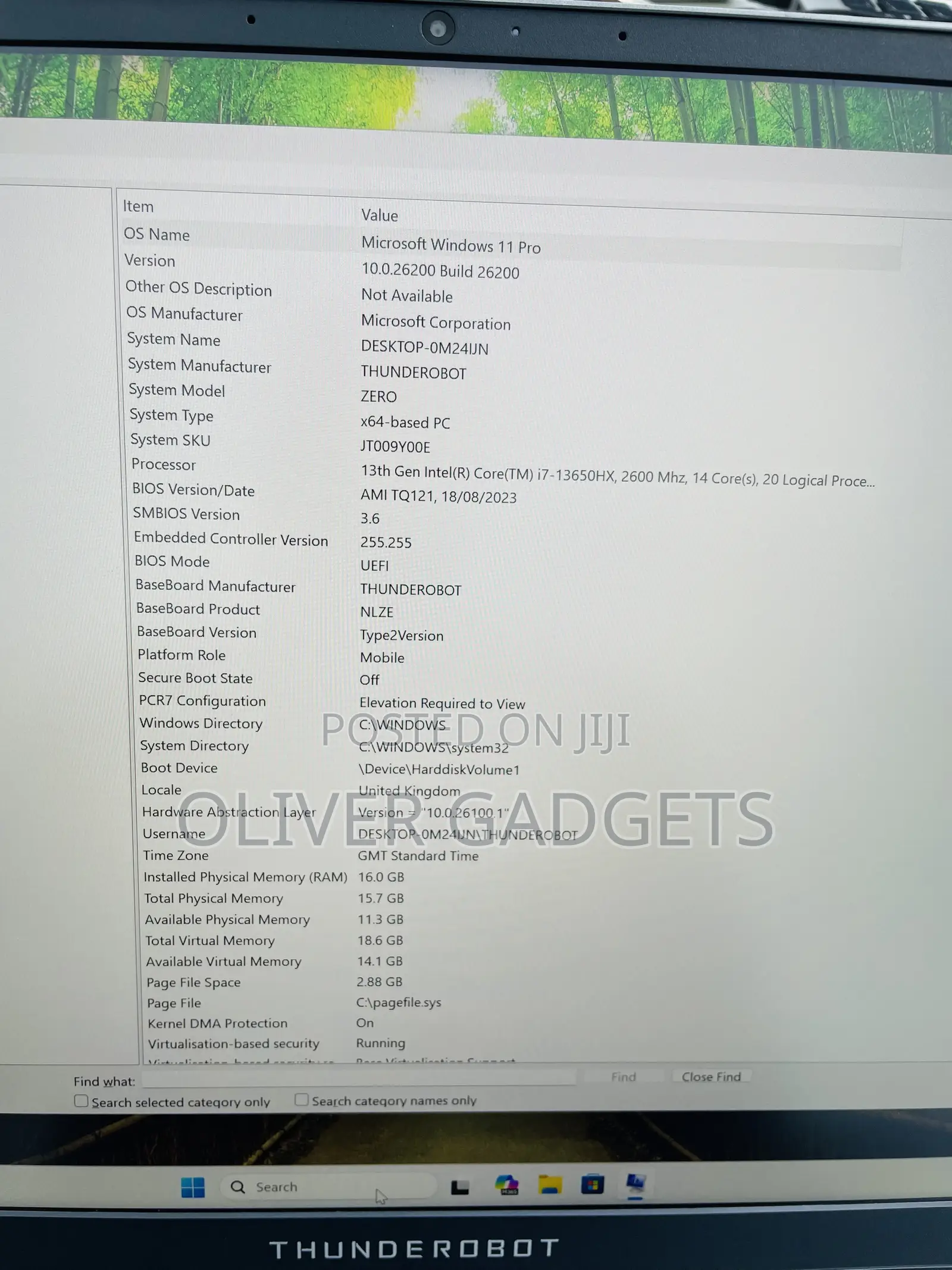 Laptop Vision Computer 16GB Intel Core i7 SSD 512GB