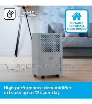 Black+decker 12l Dehumidifier Grey, Bxeh60016gbg