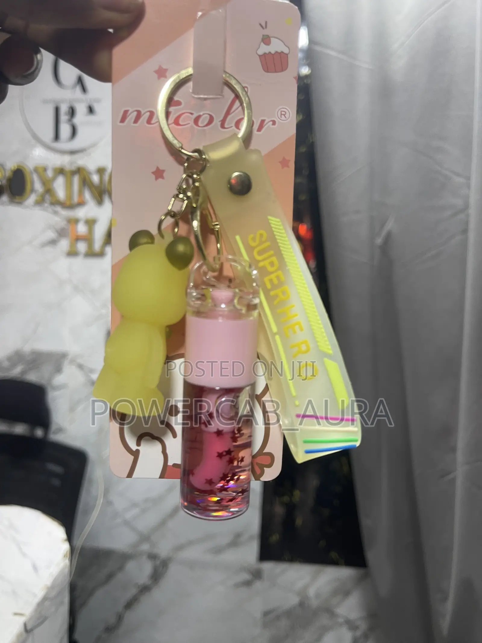 Lip Gloss With Keychains