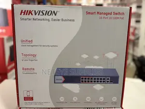 16 Port Fast Ethernet Smart POE Switch -DS-3E1318P-EI