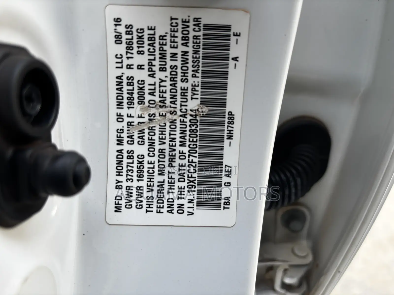 Honda Civic 2016 White