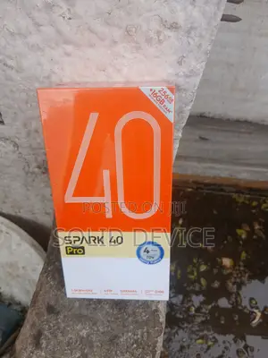 New Tecno Spark 40 Pro 256 GB Black