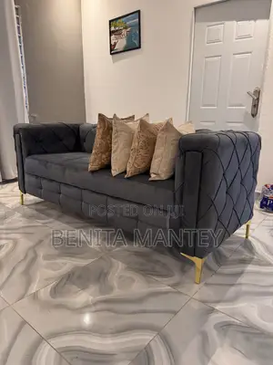 3-Seater Grey Sofa