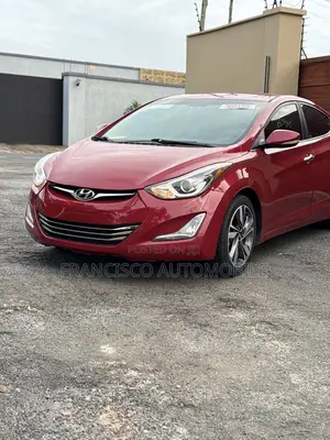 Hyundai Elantra Limited Sedan FWD (1.8L 4cyl 6A) 2016 Red