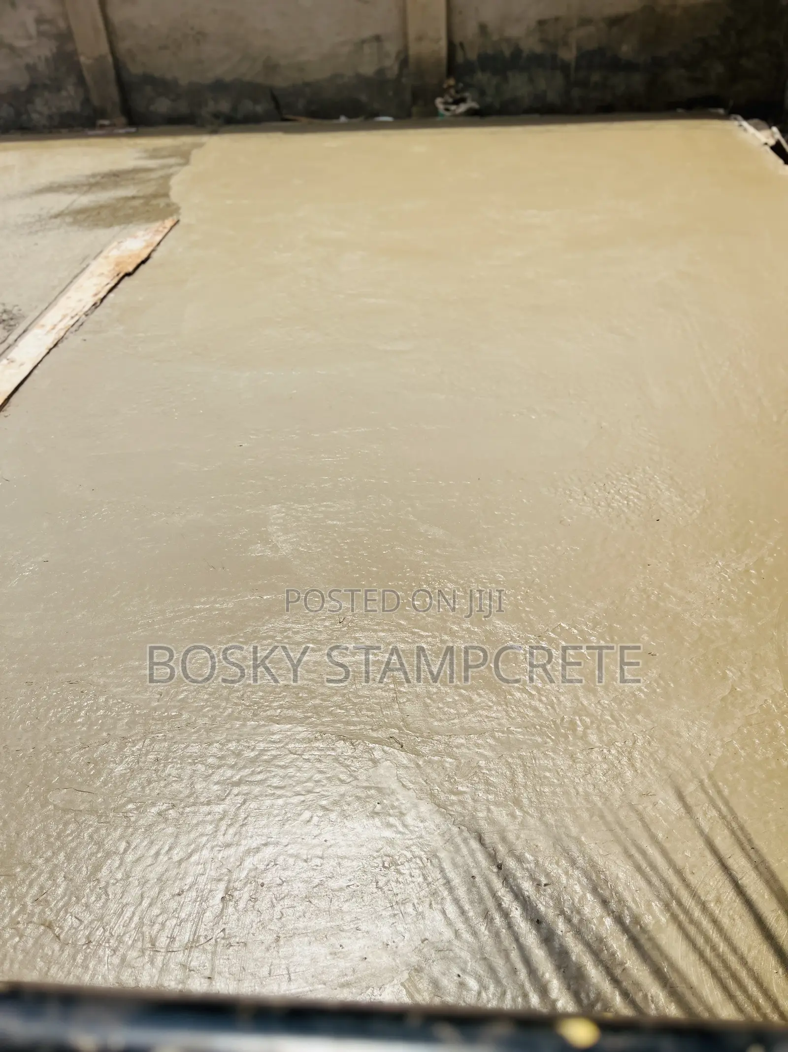 Hexagonal Stamped Concrete