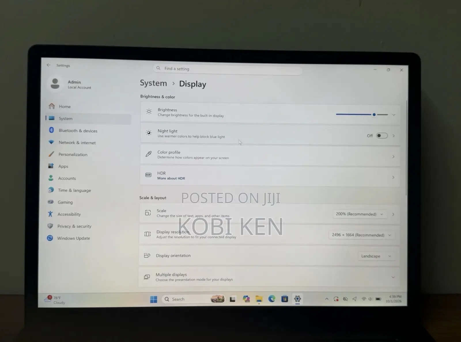 Laptop Microsoft Surface Laptop 3 16GB Intel Core i7 SSD 512GB