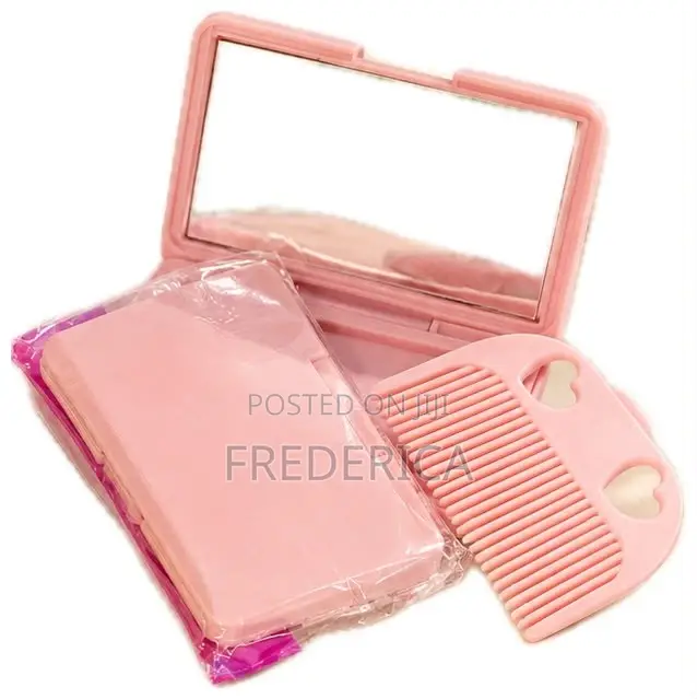 Cute Mirror With Comb