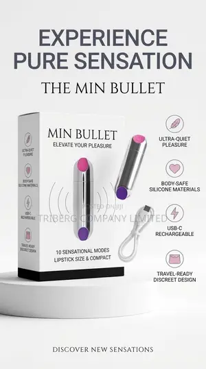 Bullet Vibrator Rechargeable G-Spot Vibrator Vagina Sex Toy(Men&Women)