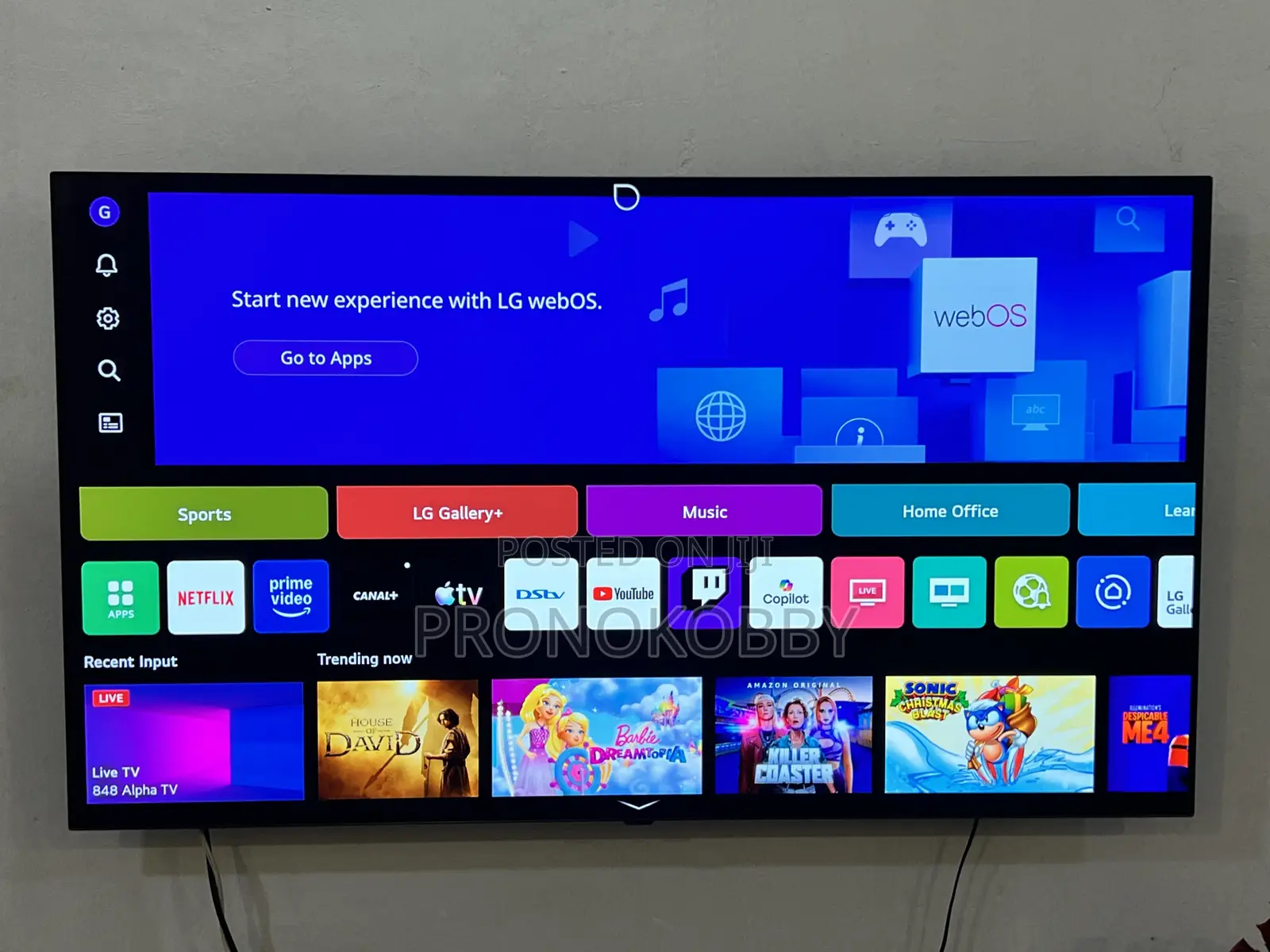 LG 65-Inch 4K OLED Smart TV – Excellent Picture Quality