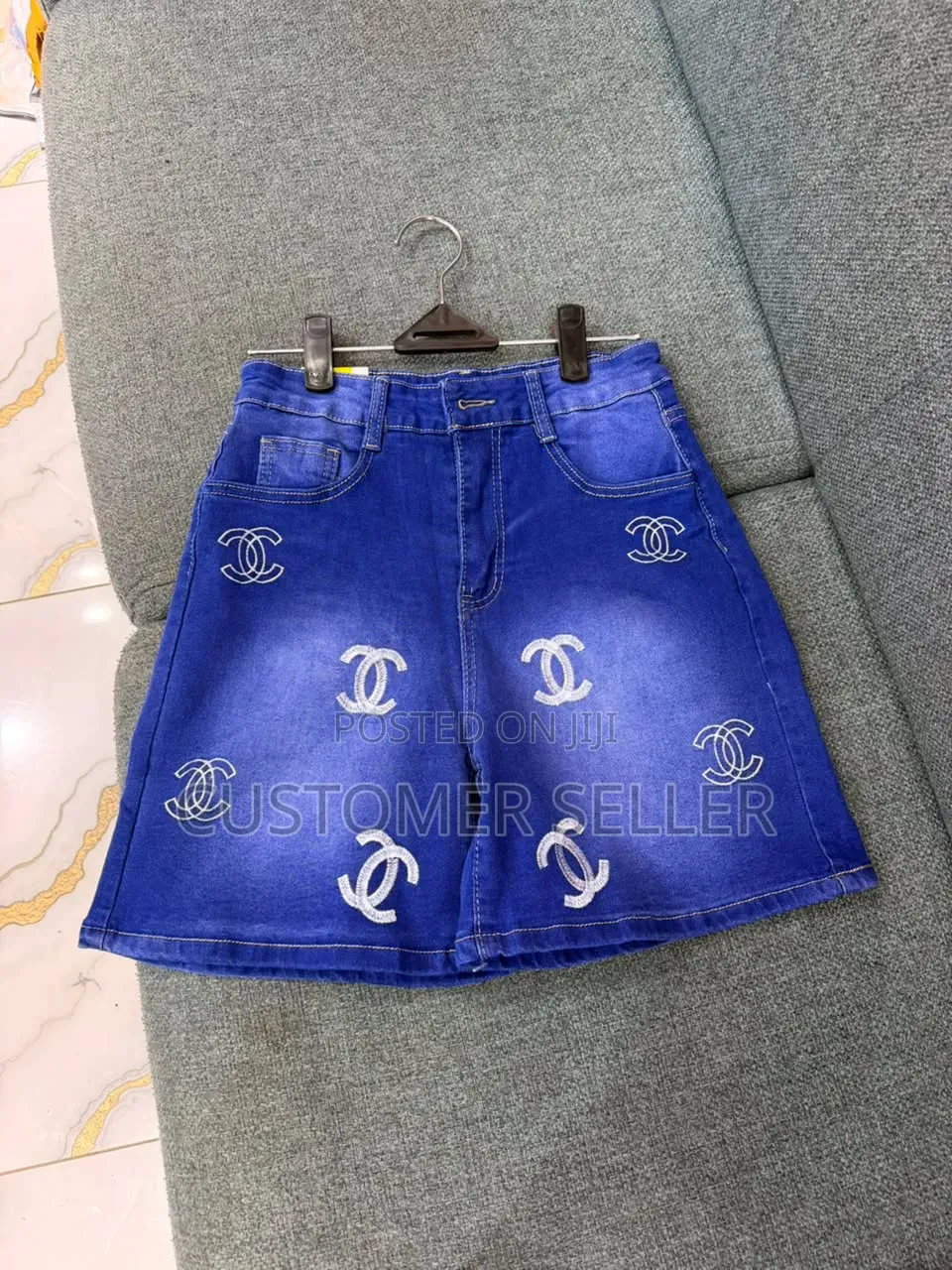 Ladies Baggy Short Jeans