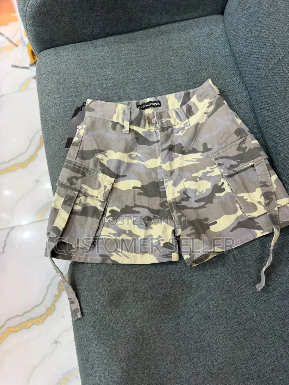 Ladies Baggy Short Jeans