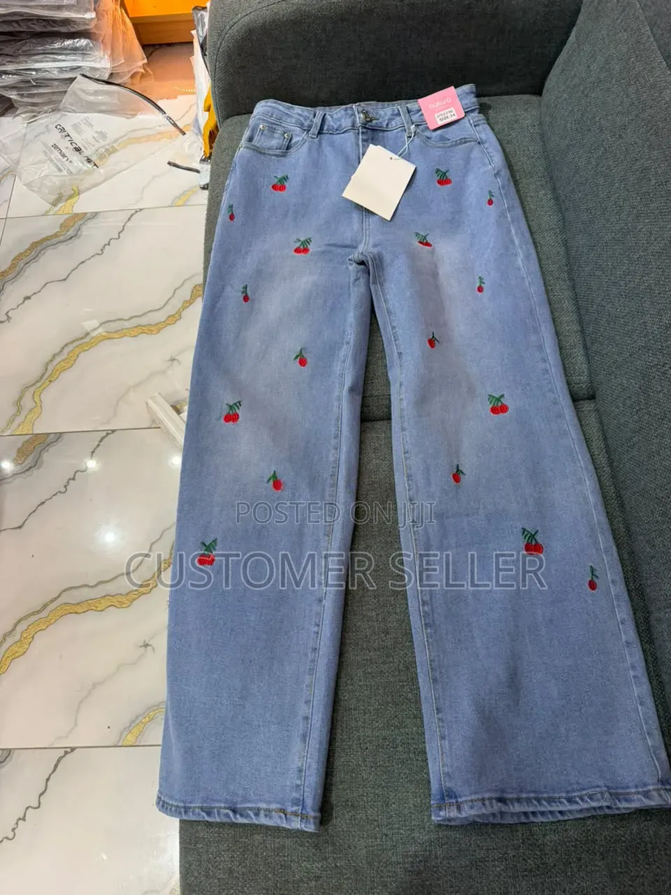 Ladies Baggy Long Jeans
