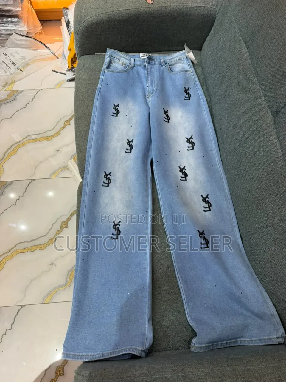 Ladies Baggy Long Jeans