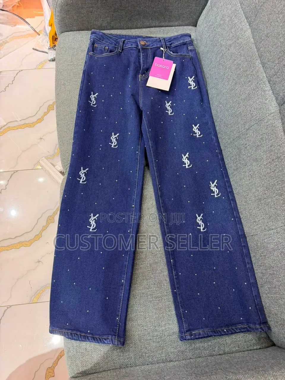 Ladies Baggy Long Jeans