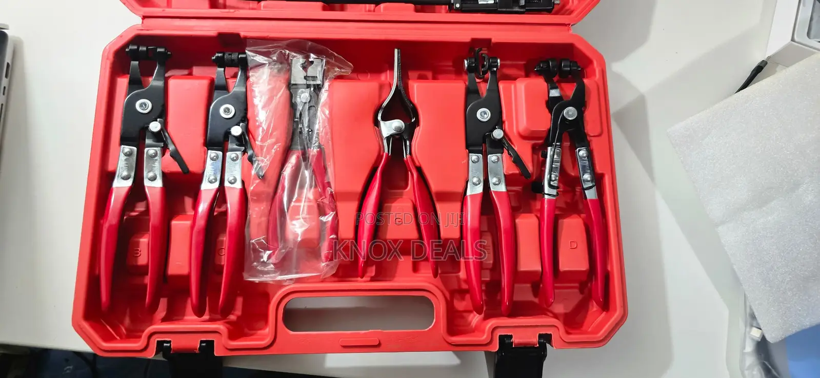 9-Piece Hose Clamp Pliers Tool Kit – Professional Car Repair Set