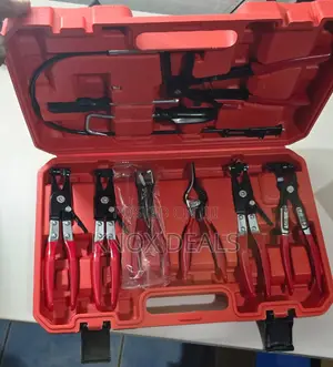 9-Piece Hose Clamp Pliers Tool Kit – Professional Car Repair Set