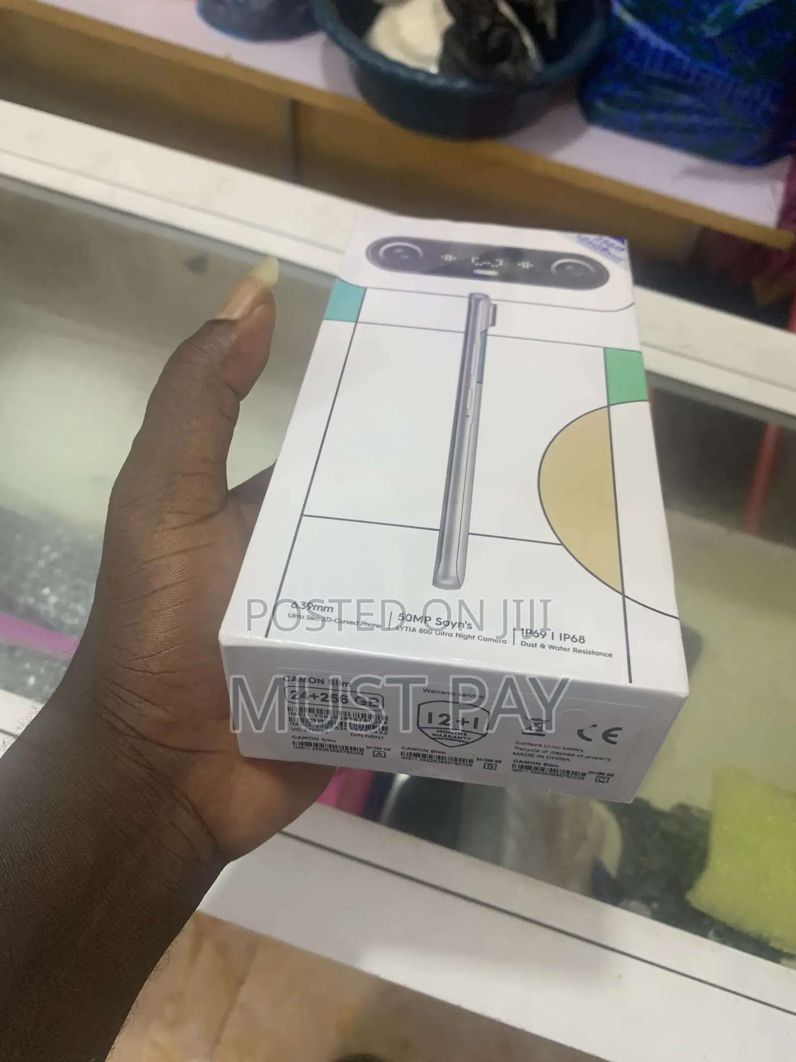 New Tecno Camon Slim 256 GB Blue