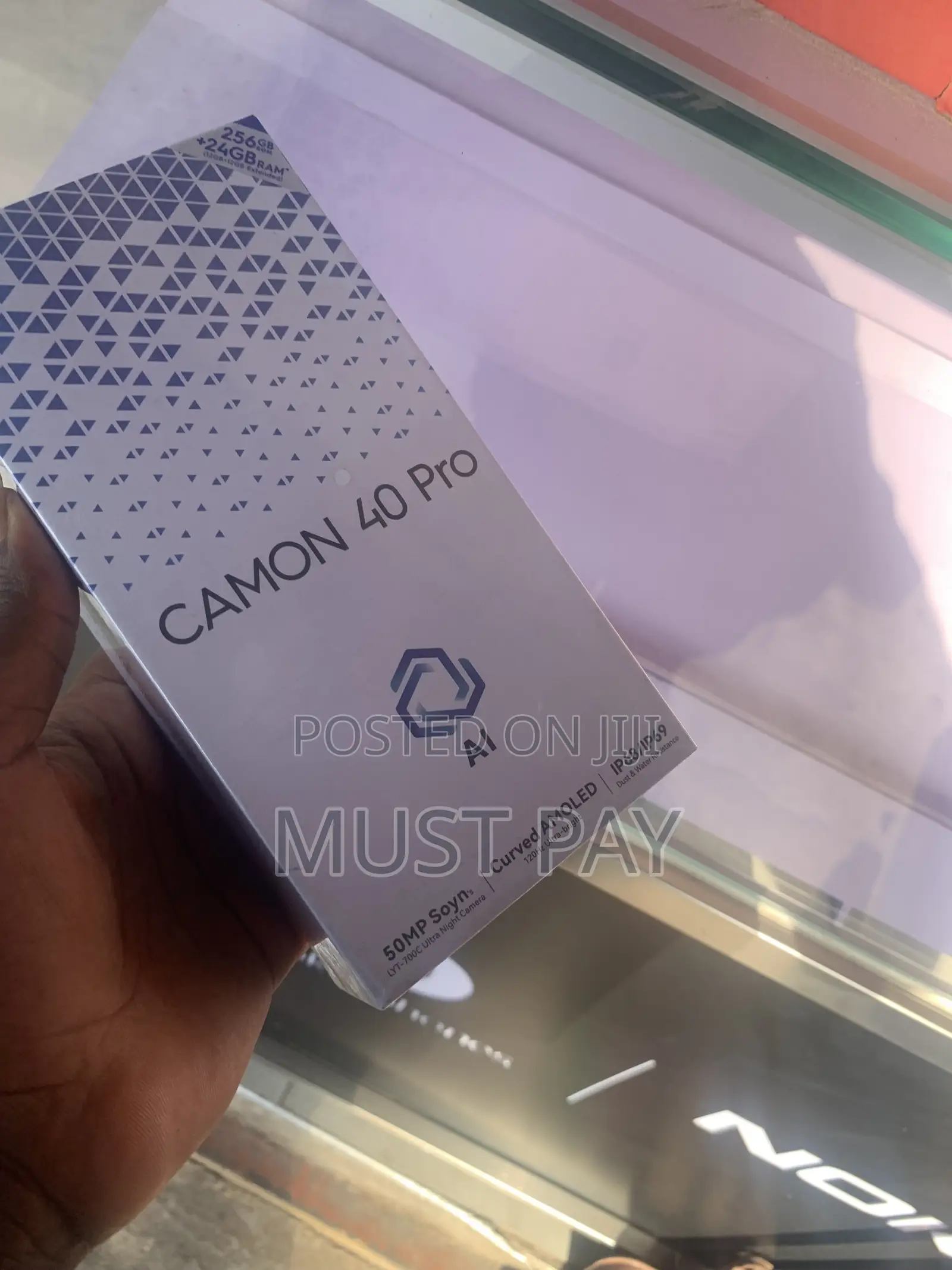 New Tecno Camon 40 Pro 4G 256 GB Blue