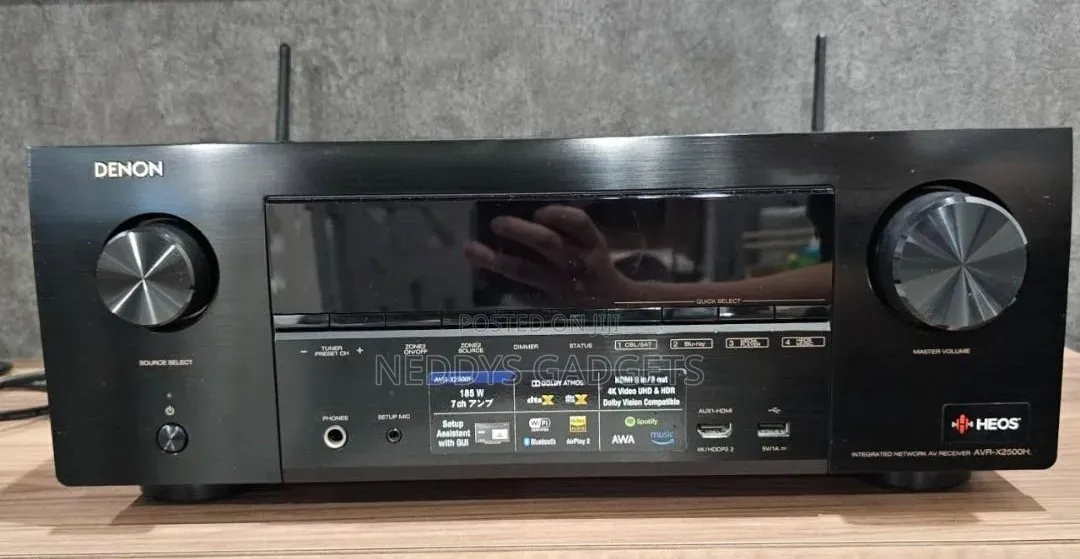 Denon AVR-X2500H 7.2 AVR With Wi-Fi, Bluetooth, Apple AirPlay 2,