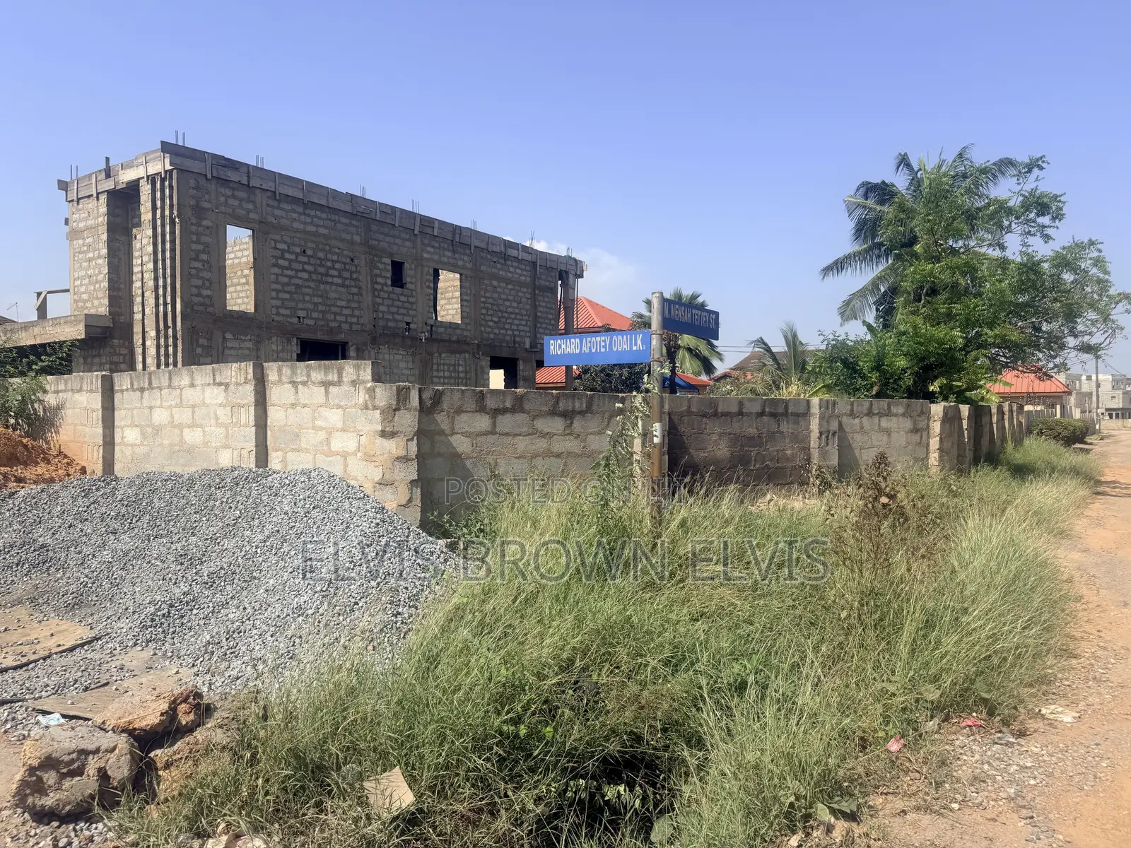 Half Plot of Land for Sale at Ajiriganor Around Ghana Canada