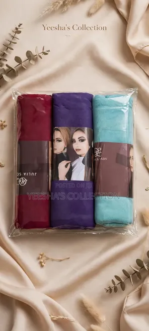 Yeesha's Collection Jersey Veil -Soft, Starchy and Non Slip