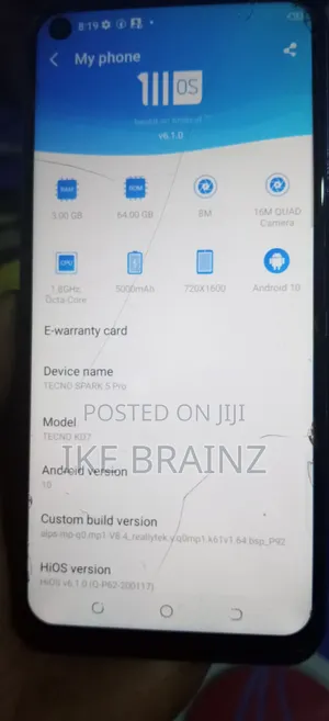 Tecno Spark 5 Pro 64 GB Blue