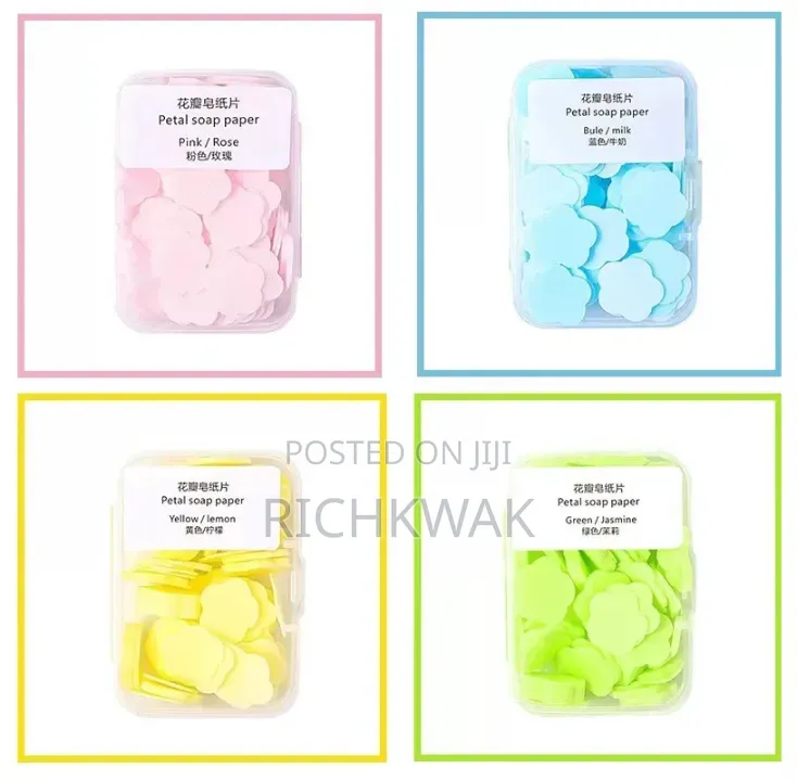 Petal Soap/ Flat Paper Soap