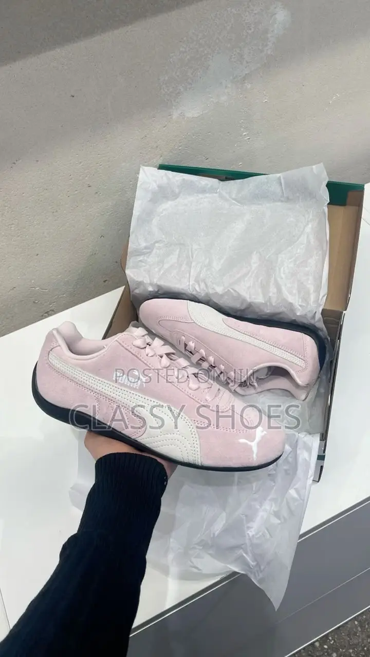 Puma Speedcat Pink White for Ladies