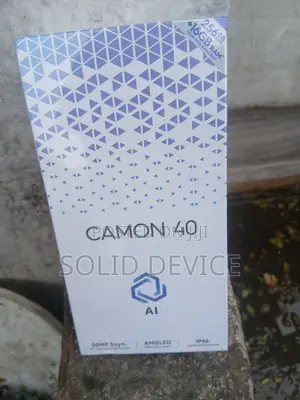 New Tecno Camon 40 256 GB Black