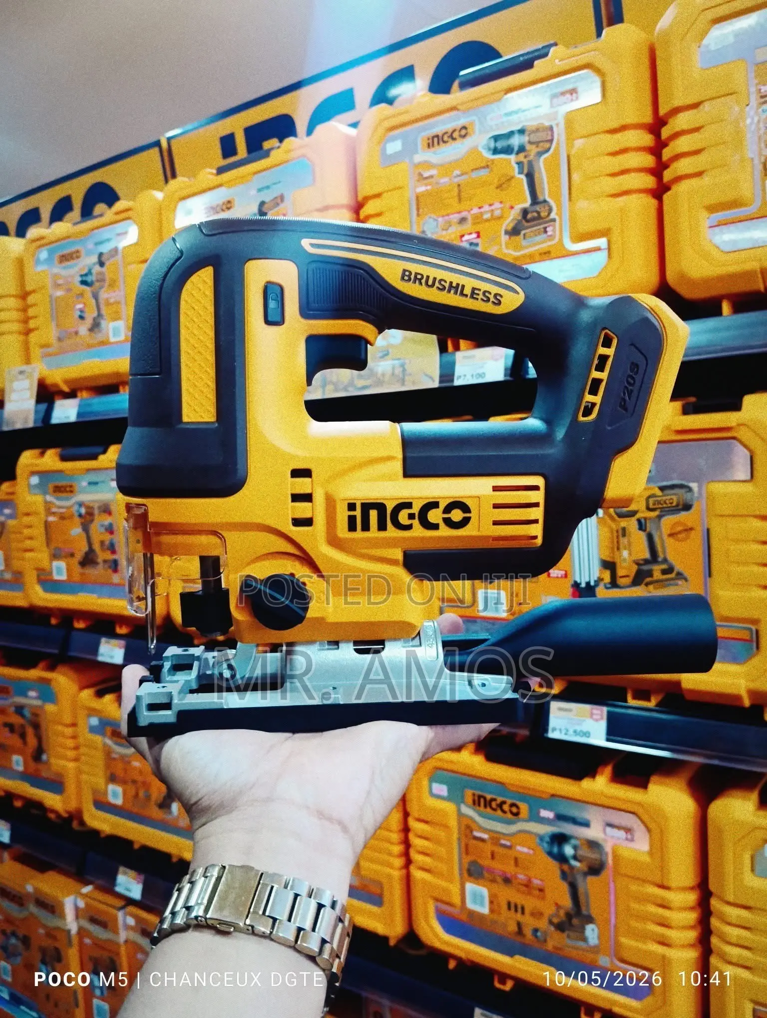 Brushless Cordless Jigsaw With 2x4.0Ah Tabless Batteries - CJSLI13562