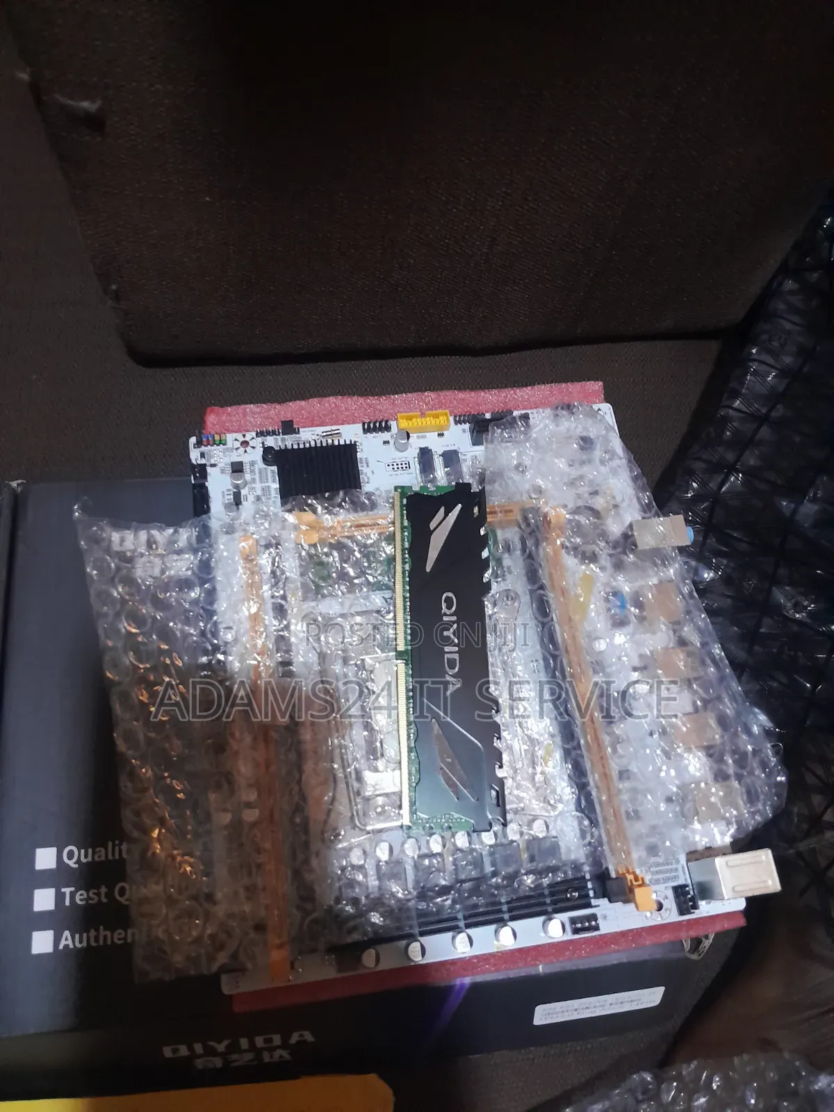 Qiyida X99 Motherboard and 32 GB RAM