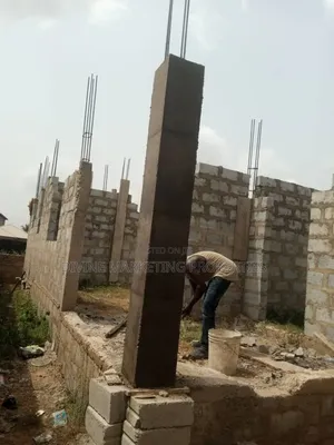 Uncompleted 3 Apartments With Storey Foundation Nsakina Manhean Accra