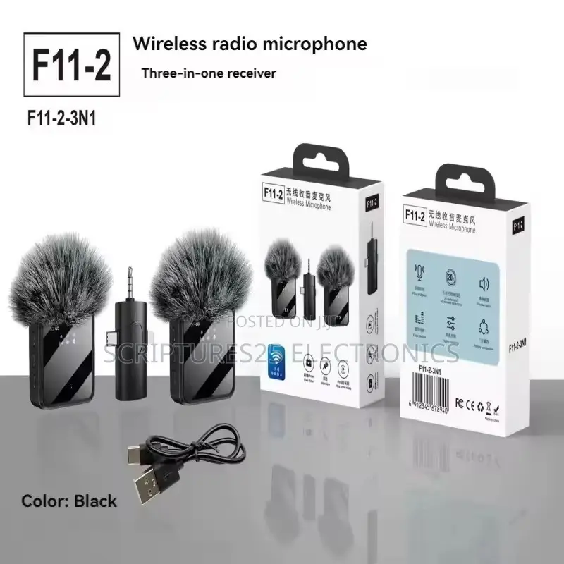 Lavalier Wireless Microphone for Both Android and iPhones