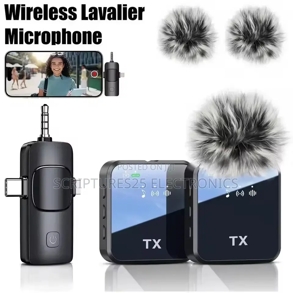 Lavalier Wireless Microphone for Both Android and iPhones