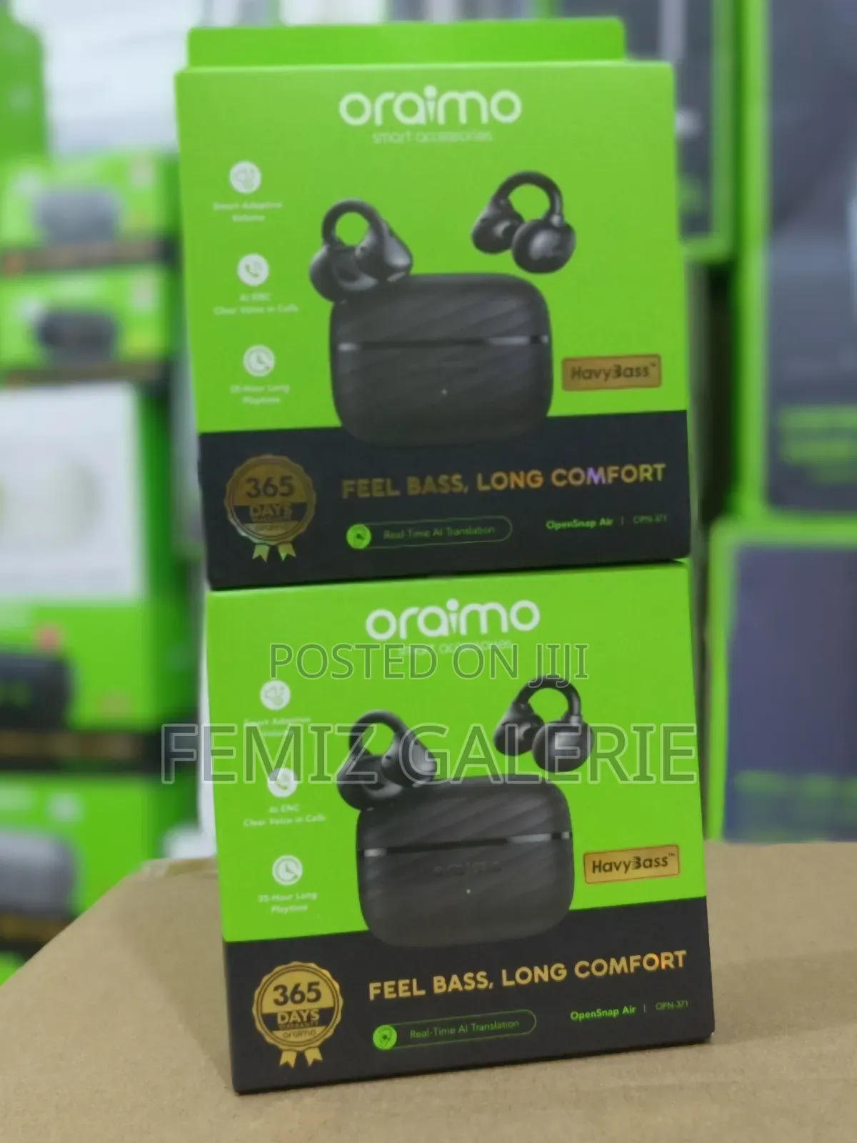 Oraimo OpenSnap Air Open-Ear True Wireless Earbuds