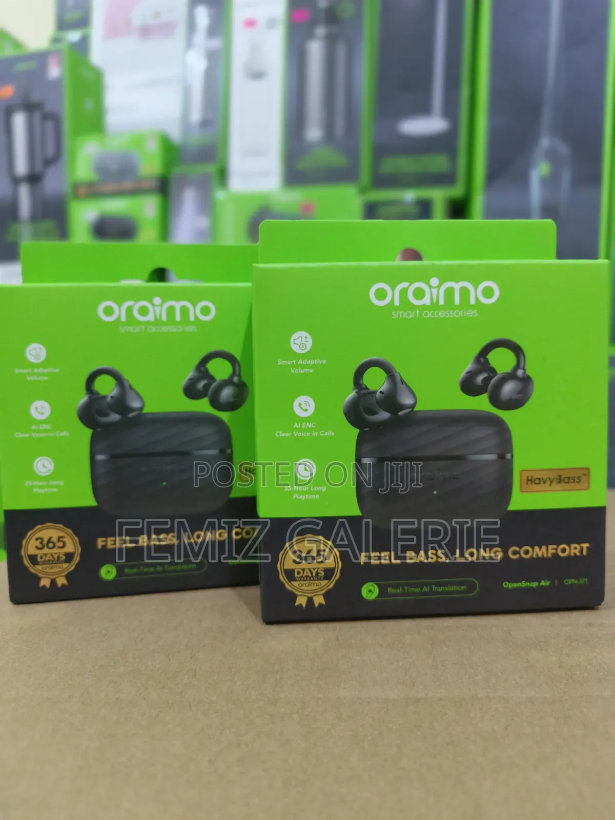 Oraimo OpenSnap Air Open-Ear True Wireless Earbuds