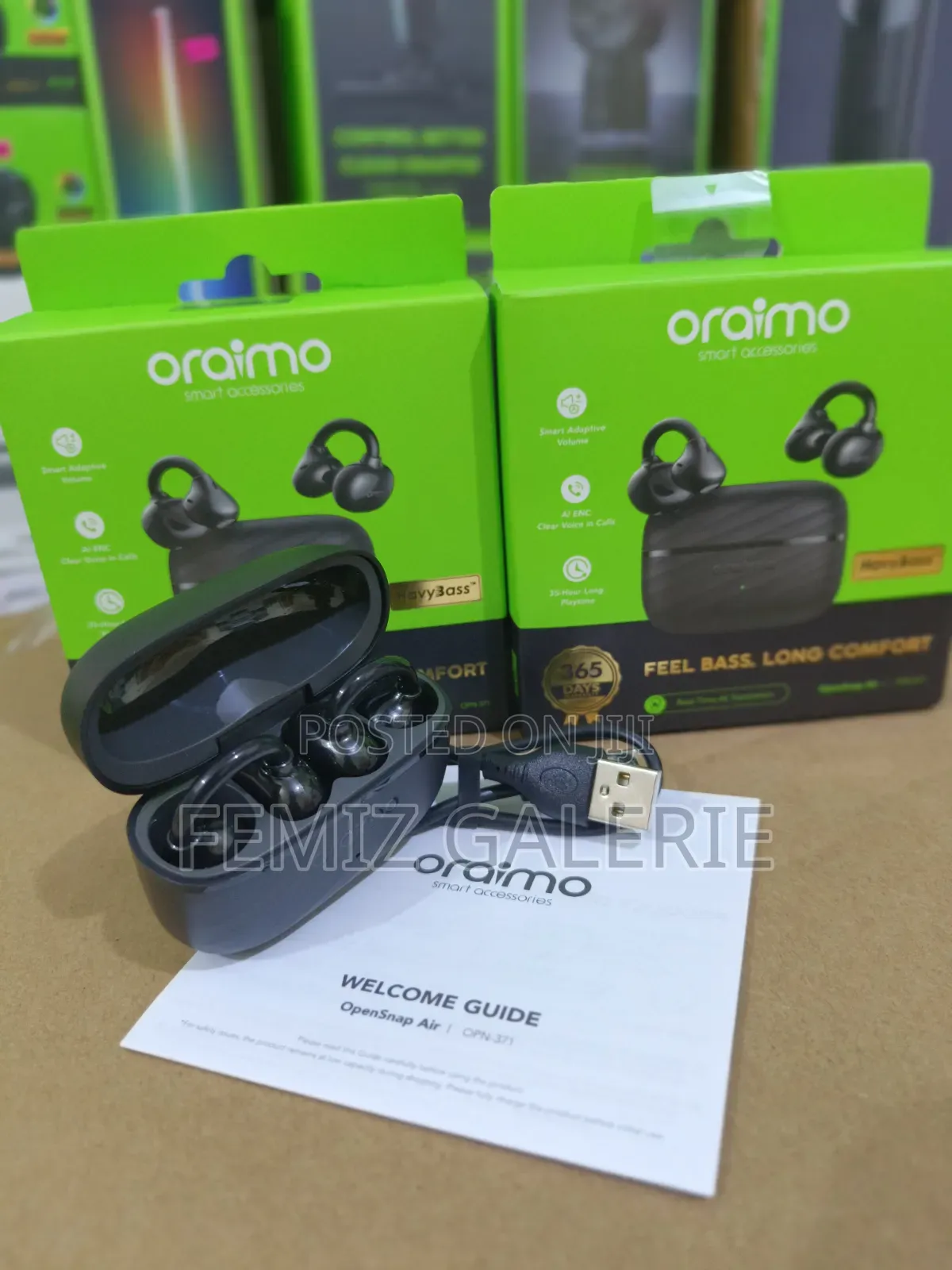 Oraimo OpenSnap Air Open-Ear True Wireless Earbuds