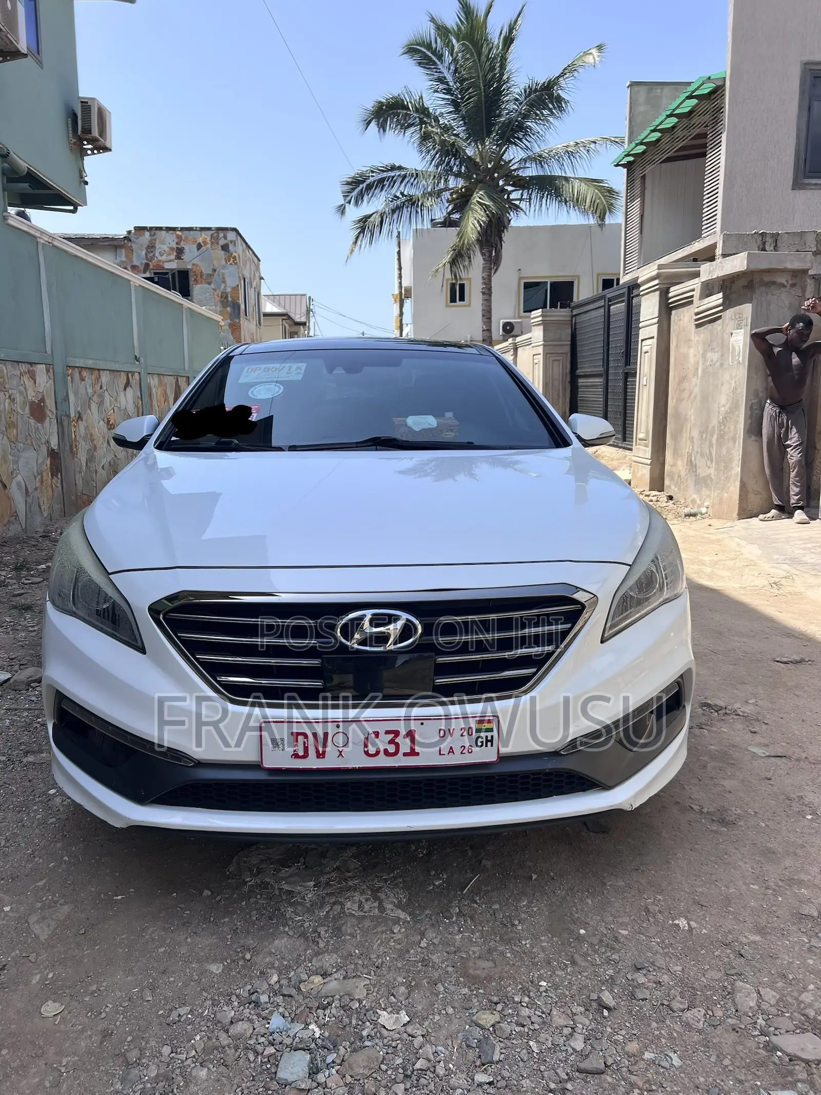 Hyundai Sonata Limited 2.0T Seban (2.0L 4cyl 6A) 2017 White