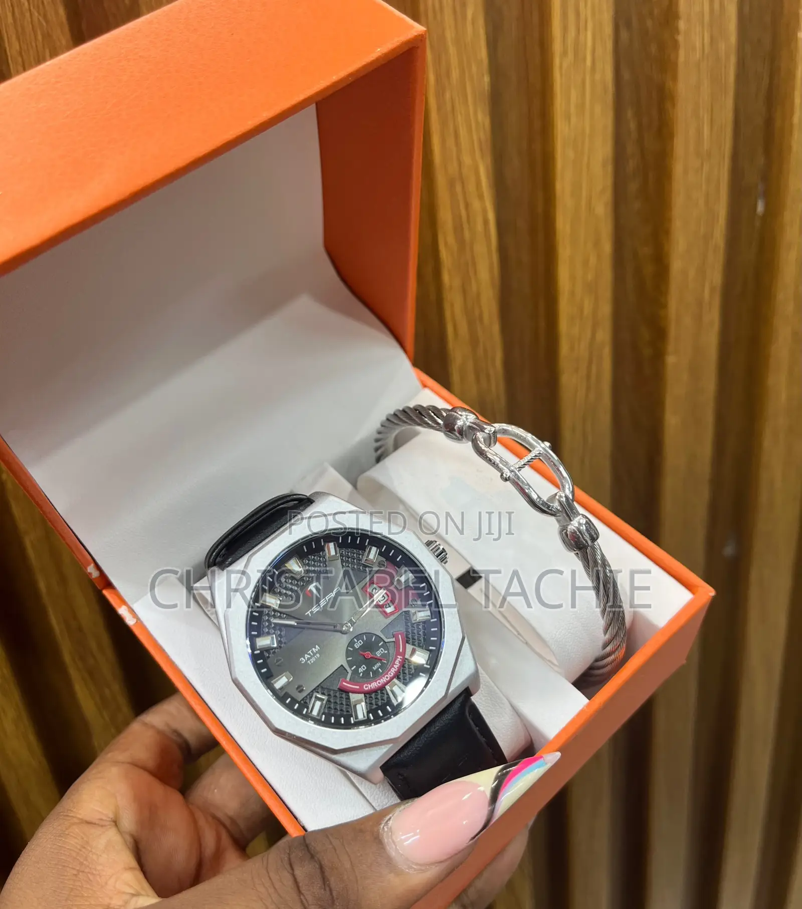 Men’s Bracelet and Watch Set