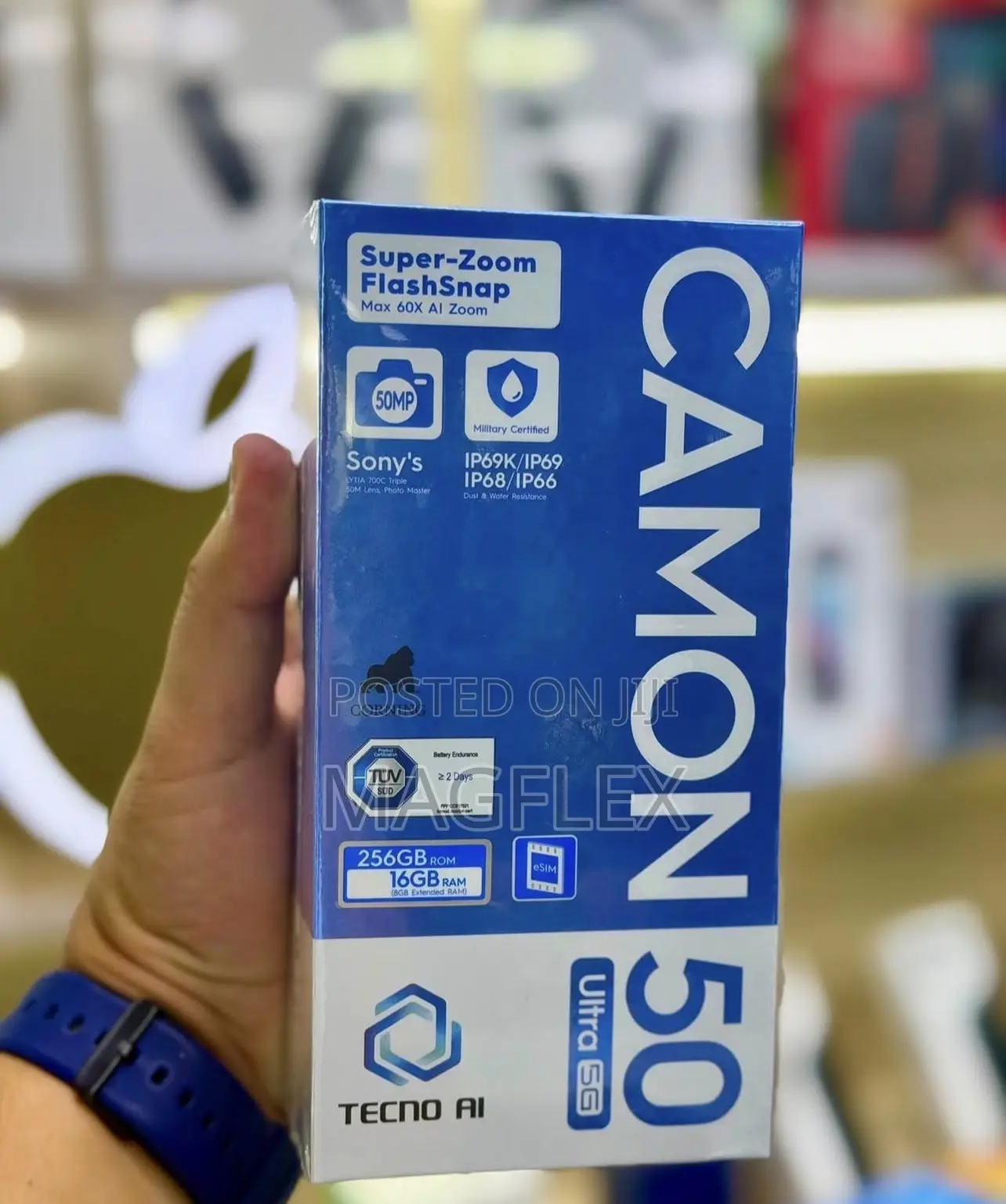 New Tecno Camon 50 Ultra 512 GB Blue