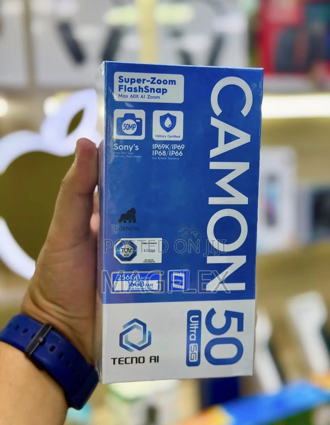 New Tecno Camon 50 Ultra 512 GB Blue