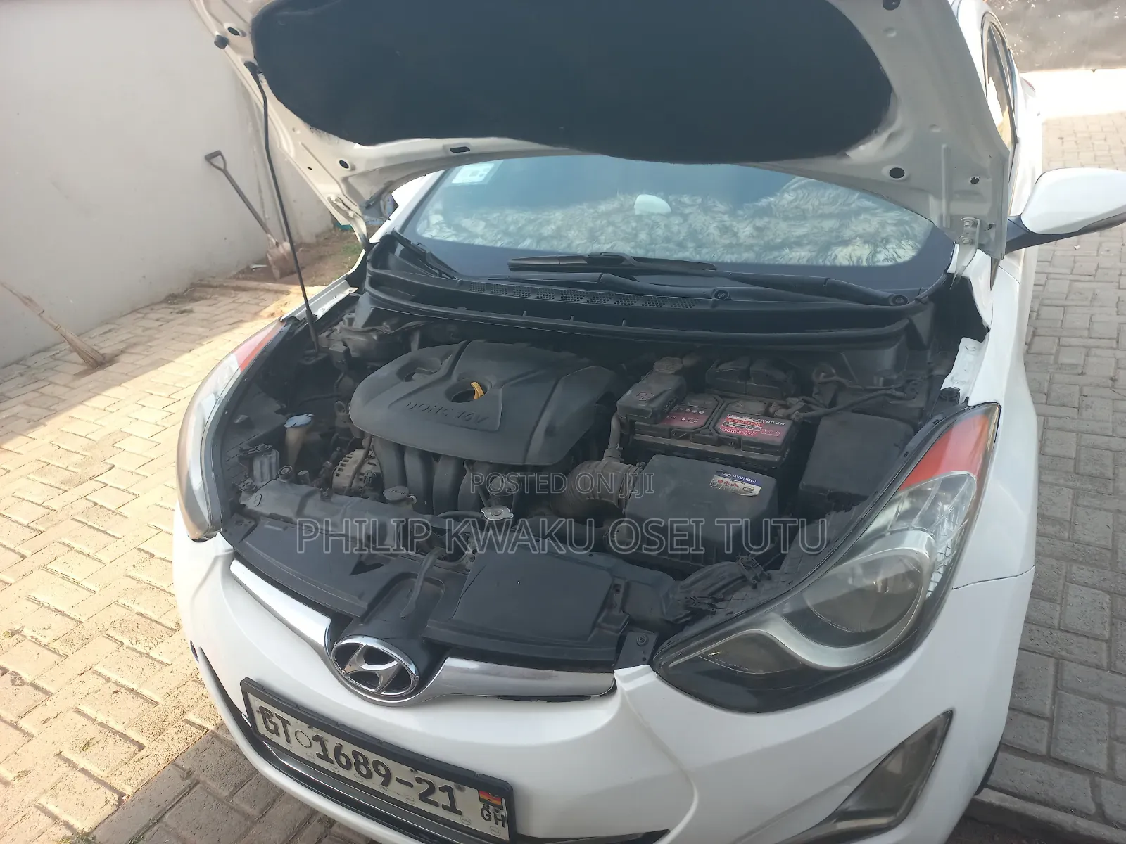 Hyundai Elantra 2013 White