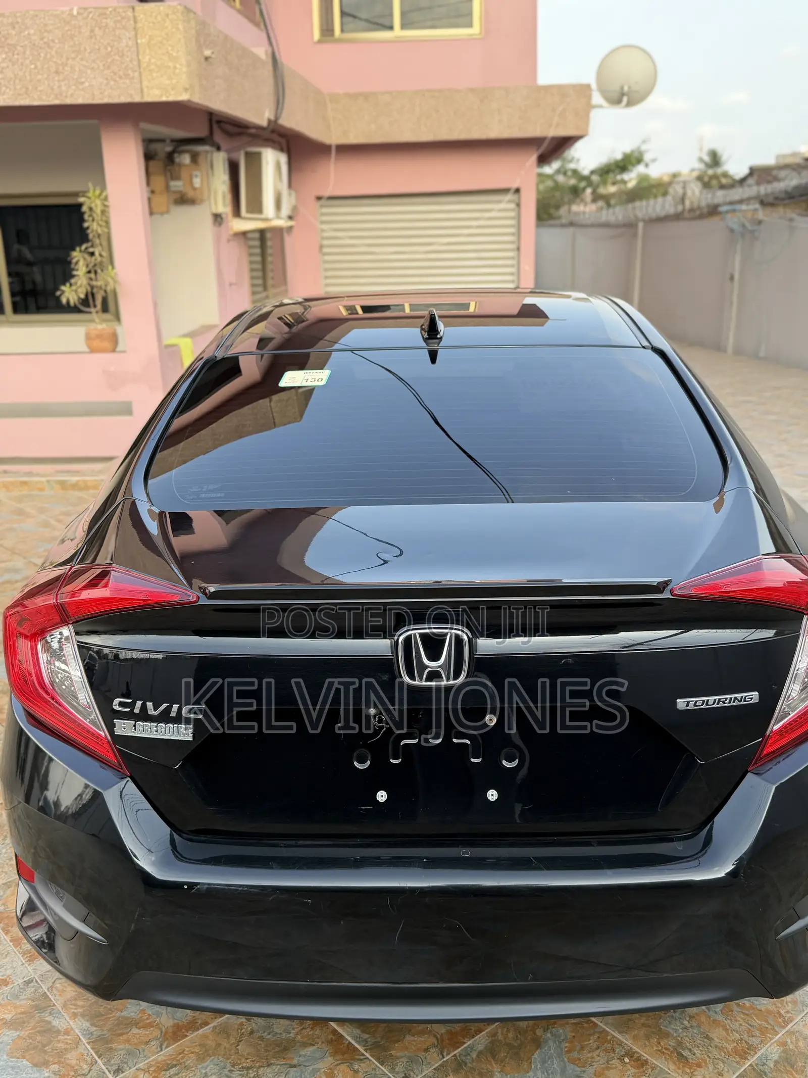 Honda Civic Touring 4dr Sedan (1.5L 4cyl) 2017 Black