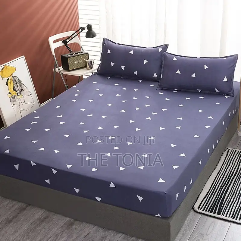 Fitted Bedsheets With 2 Pillow Case